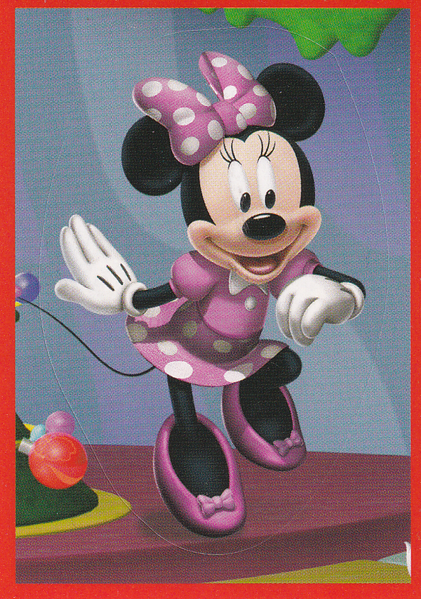 Minnie - Panini Weihnachten mit Guten Disney Freunden- Serie Mickey Maus Wunderhaus - Konturensticker - Nr. 14