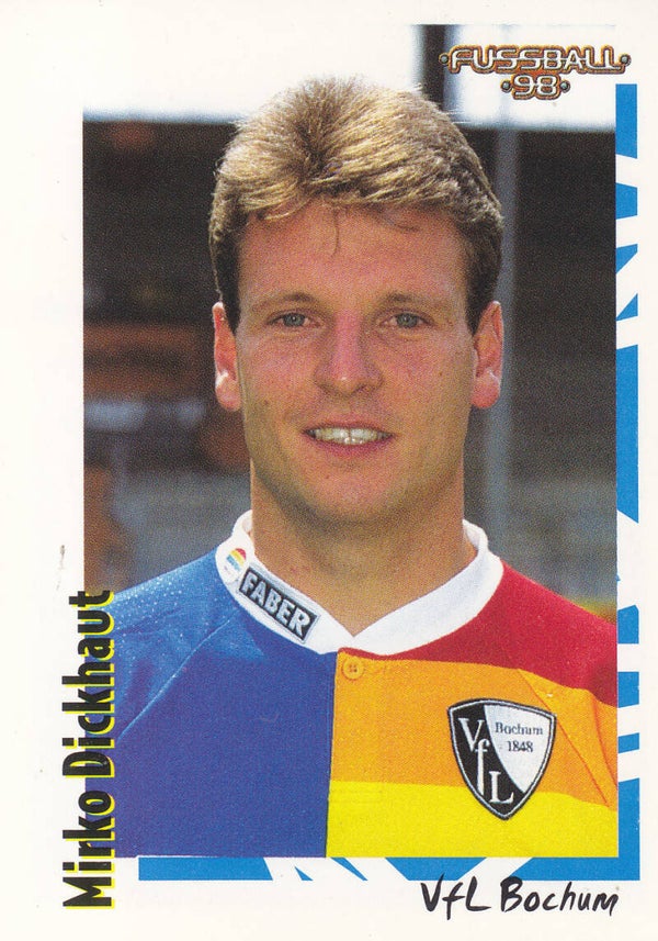 Mirko Dickhaut / VFL Bochum / Panini Bundesliga 1998 / Basis Bild / Nr. 124