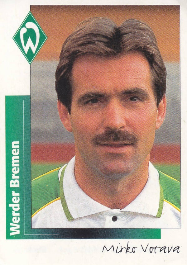 Mirko Votava / SV Werder Bremen / Panini Bundesliga 1996 / Basis Bild / Nr. 42