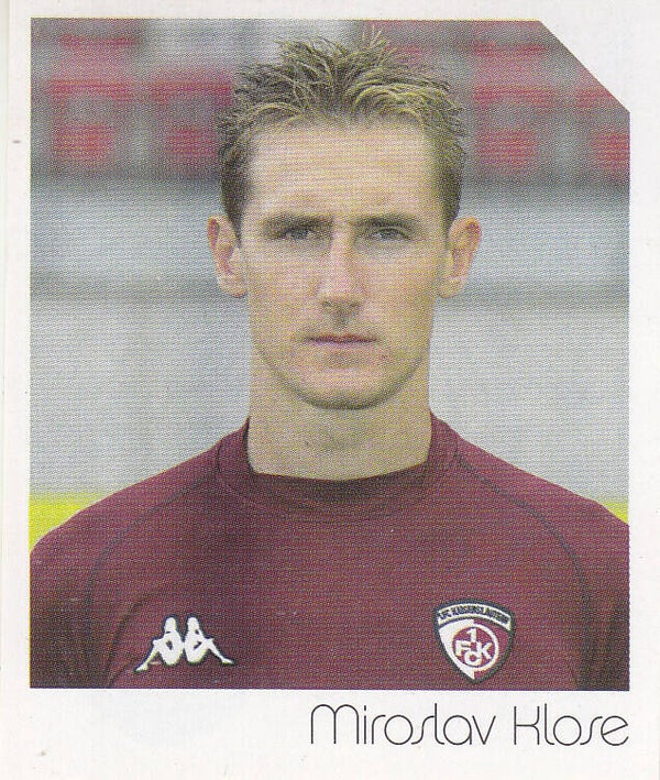 Miroslav Klose / 1.FC Kaiserslautern / Panini Bundesliga 2003 / Basis Bild / Nr. 269