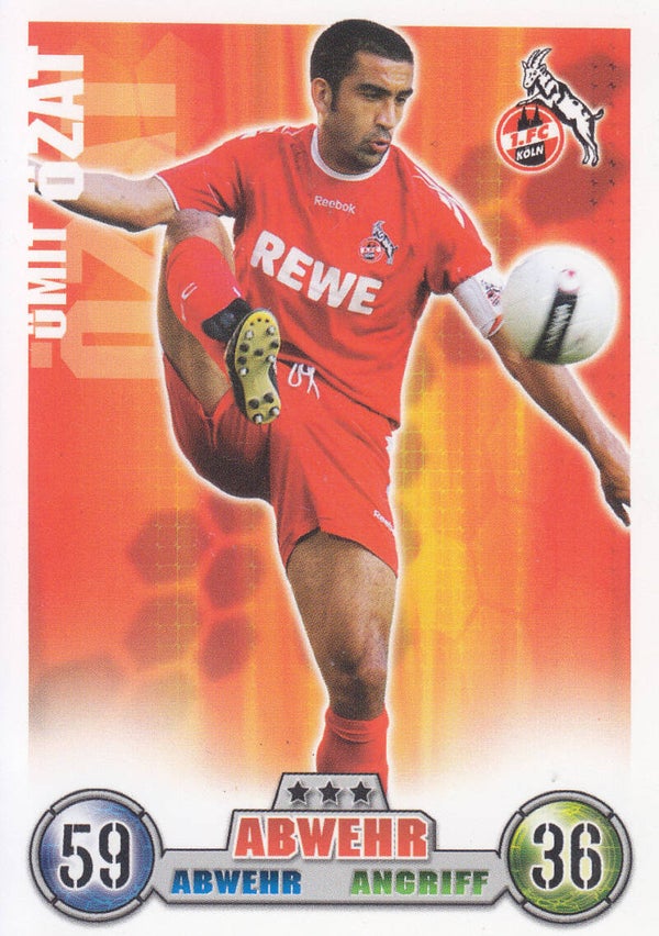 Ümit Özat / 1.FC Köln / Topps Match Attax 2008 / Basis Karte / Nr.205