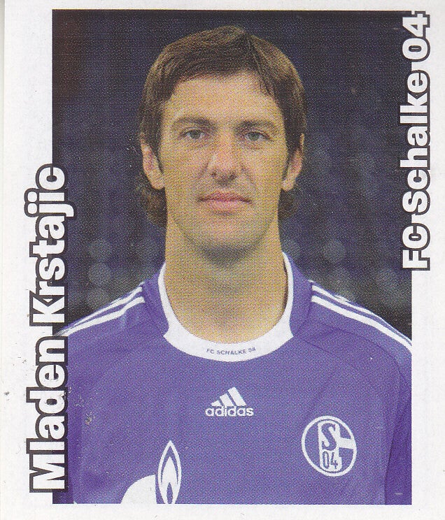 Mladen Krstajic / FC Schalke 04 / Panini Bundesliga 2008 / Basis Bild / Nr.420
