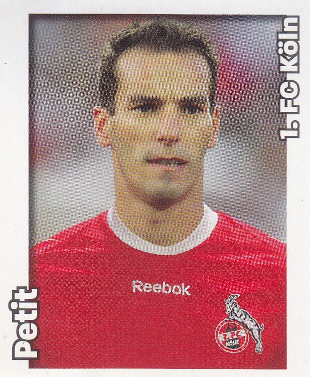 Petit / 1.FC Köln / Panini Bundesliga 2008 / Basis Bild / Nr.321