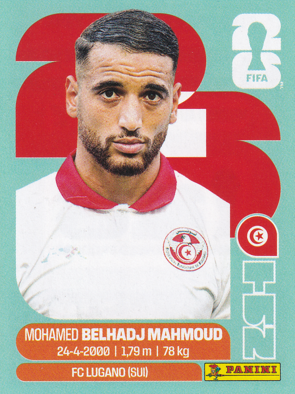 Mohamed Belhadj Mahmoud - Tuniesien - Panini WM 2026 - Update - TUN12a