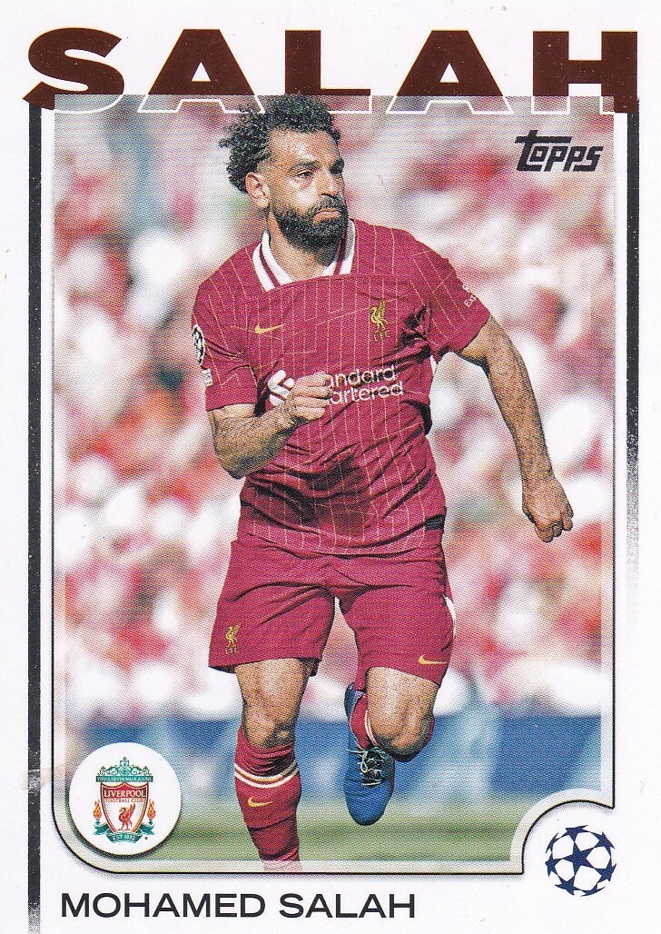 Mohamed Salah - FC Liverpool - Topps Uefa Club Competitions Soccer 2024 - Nr. 87