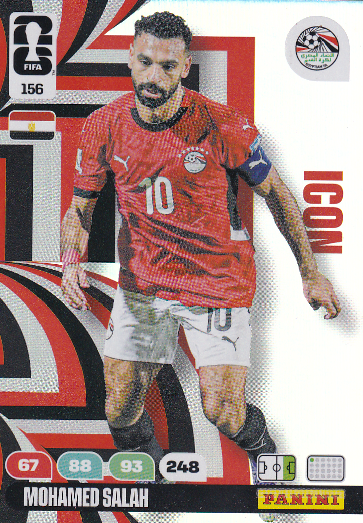 Mohamed Salah - Ägypten - Panini WM 2026 - Icon - Nr. 156