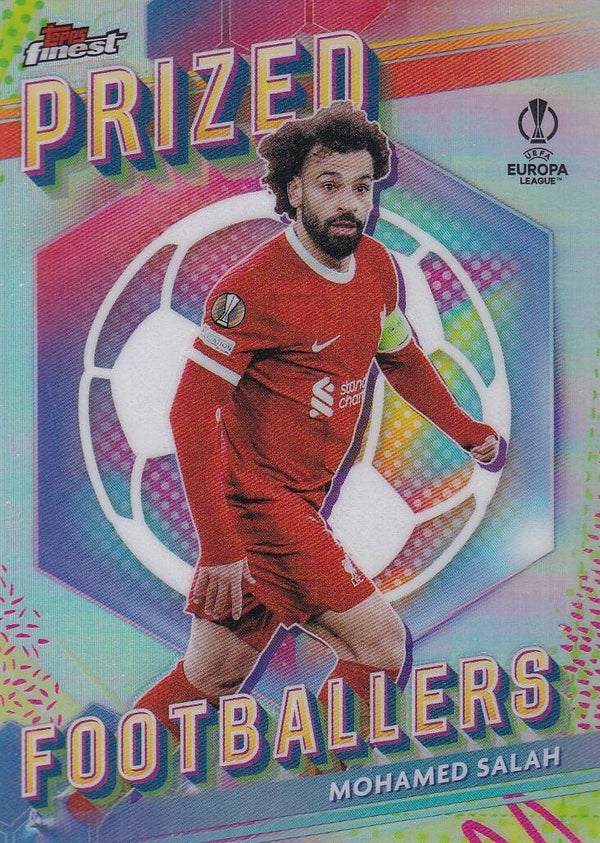 Mohamed Salah - FC Liverpool - Topps Finest Uefa Club Compatition 2023 - Prized Footballers - Nr. PF-11