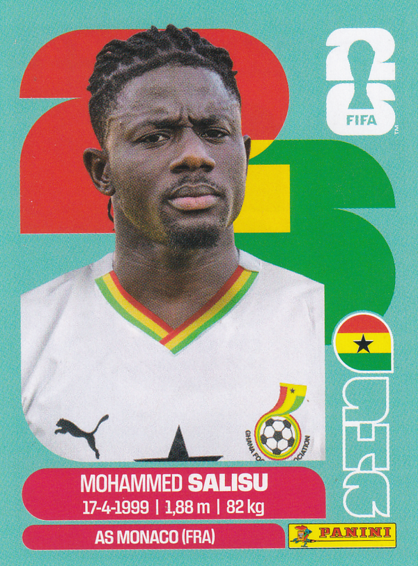 Mohammed Salisu - Ghana - Panini WM 2026 - Basis Bild - GHA4