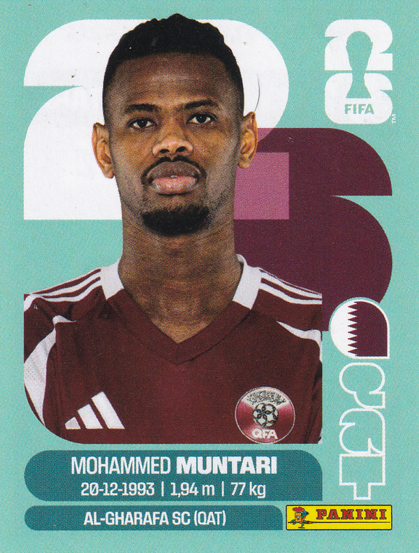 Mohammed Muntari - Qatar - Panini WM 2026 - Update - QAT19a