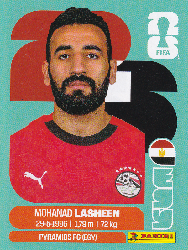 Mohanad Lasheen - Ägypten - Panini WM 2026 - Basis Bild - EGY14