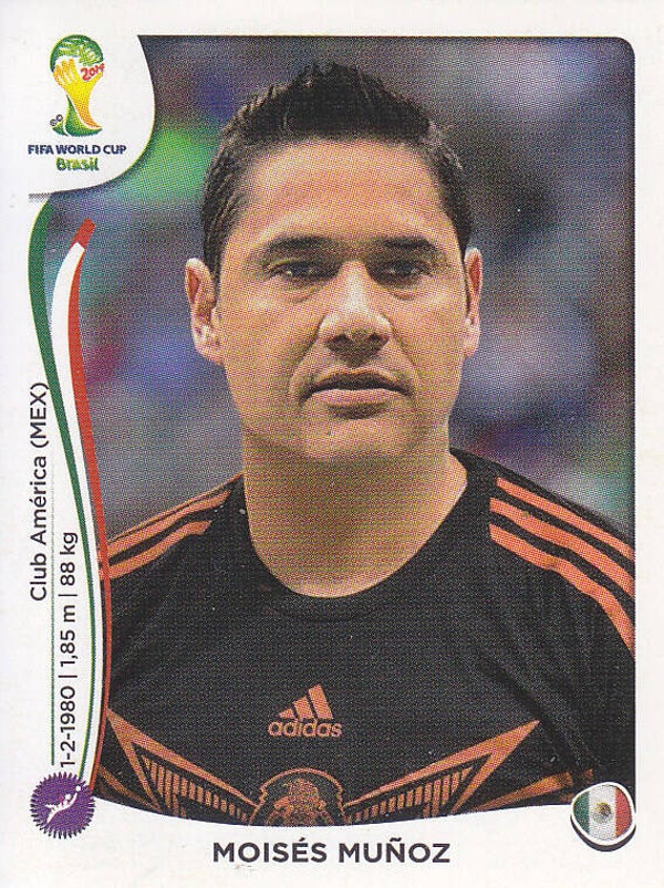 Moises Munoz - Mexico - Panini WM 2014 - Basis Bild - Nr. 88