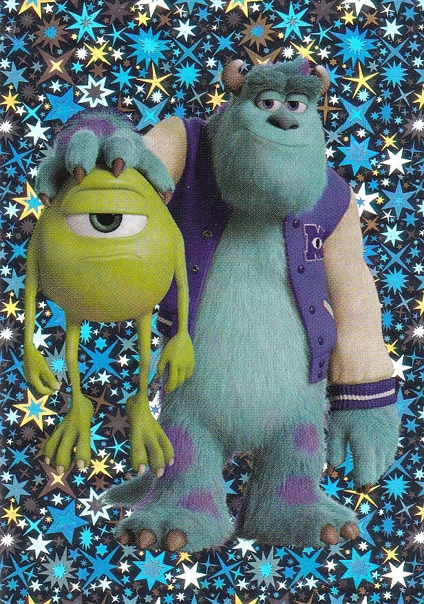 Monster / Panini Weihnachten mit Guten Disney Freunden / Glitzer / Nr.28