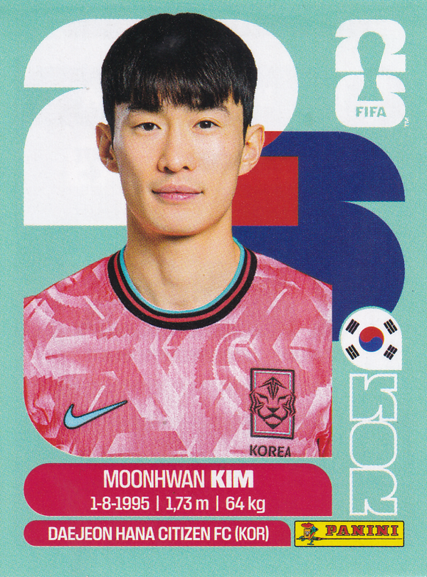 Moonhwan Kim - Südkorea - Panini WM 2026 - Update - KOR5a