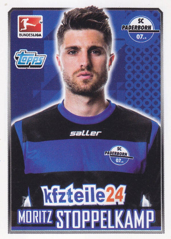 Moritz Stoppelkamp / SC Paderborn / Topps Bundesliga 2014 / Basis Bild / Nr. 223
