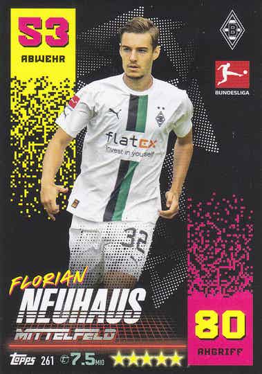 Florian Neuhaus Borussia Mönchengladbach Basis Karte