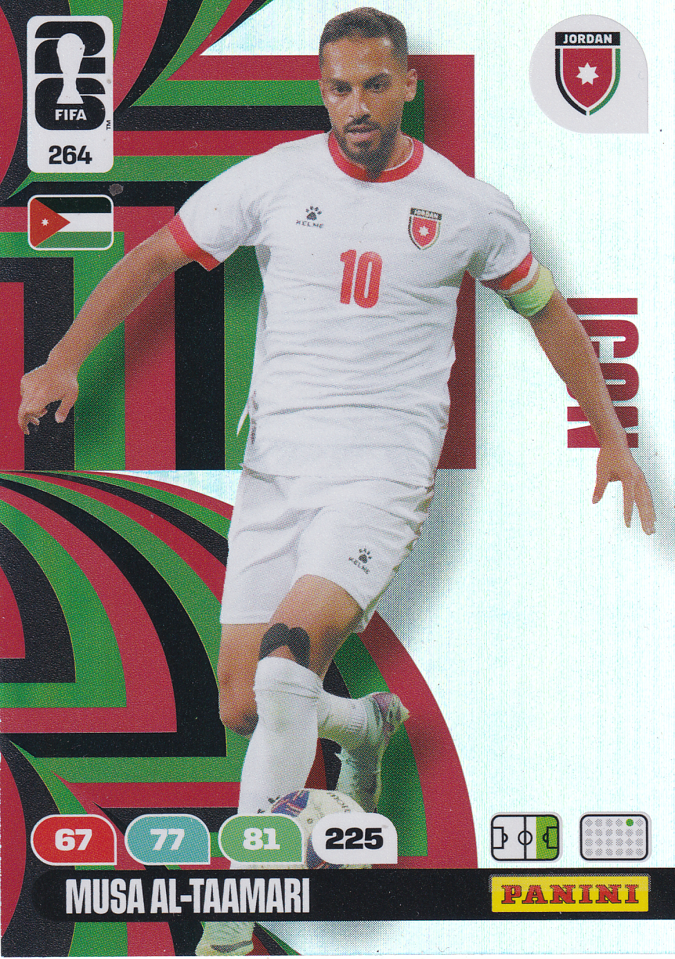 Musa Al-Taamari - Jordanien - Panini WM 2026 - Icon - Nr. 264