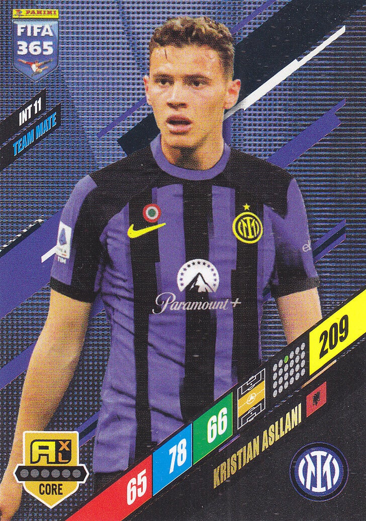 Kristian Asllani / Inter Mailand / Panini Fifa 365 Jahr 2024 / Team Mate Icon Core / Nr. INT11