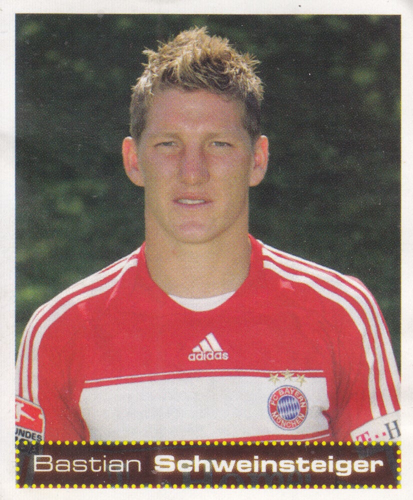 Bastian Schweinsteiger - FC Bayern München - Panini Bundesliga 2007 - Basis Bild - Nr. 351