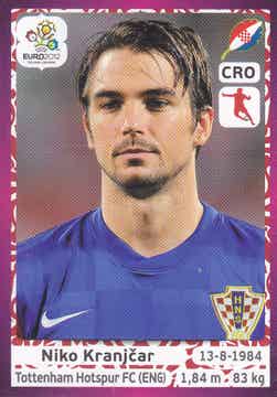 Niko Kranjcar / Kroatien / Panini EM 2012 / Basis Bild / Nr.386
