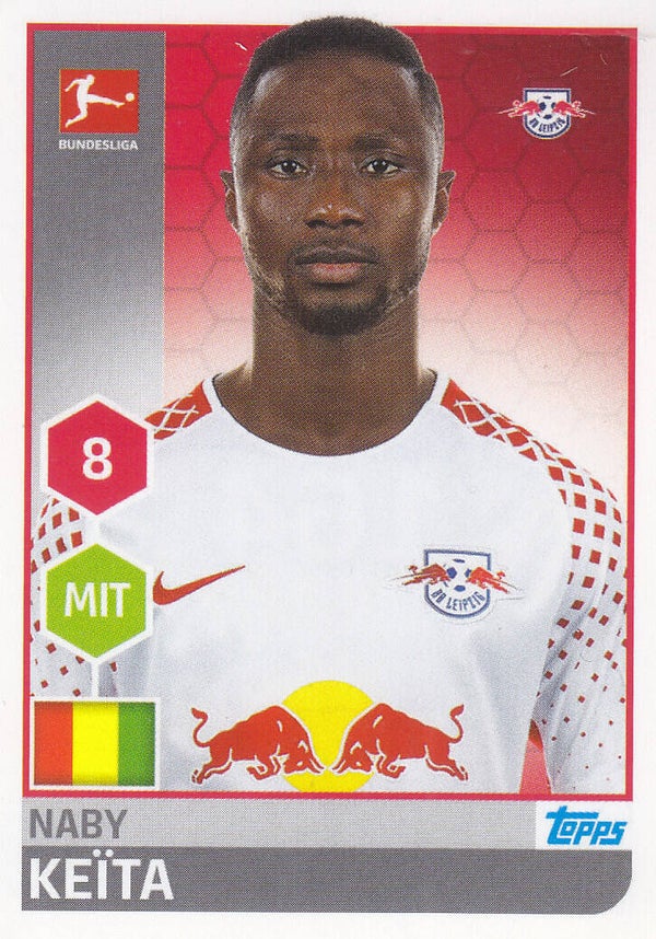 Naby Keita / RB Leipzig / Topps Bundesliga 2017 / Basis Bild / Nr. 164