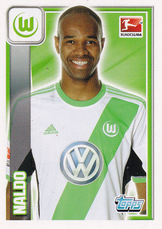 Naldo - VFL Wolfsburg - Topps Bundesliga 2013 - Basis Bild - Nr. 260