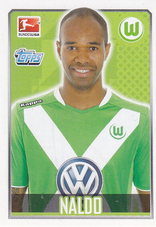 Naldo / VFL Wolfsburg / Topps Bundesliga 2014 / Basis Bild / Nr.263