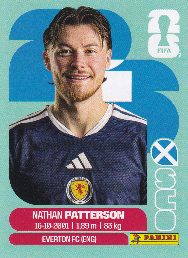 Nathan Patterson - Schottland - Panini WM 2026 - Update - SCO12a