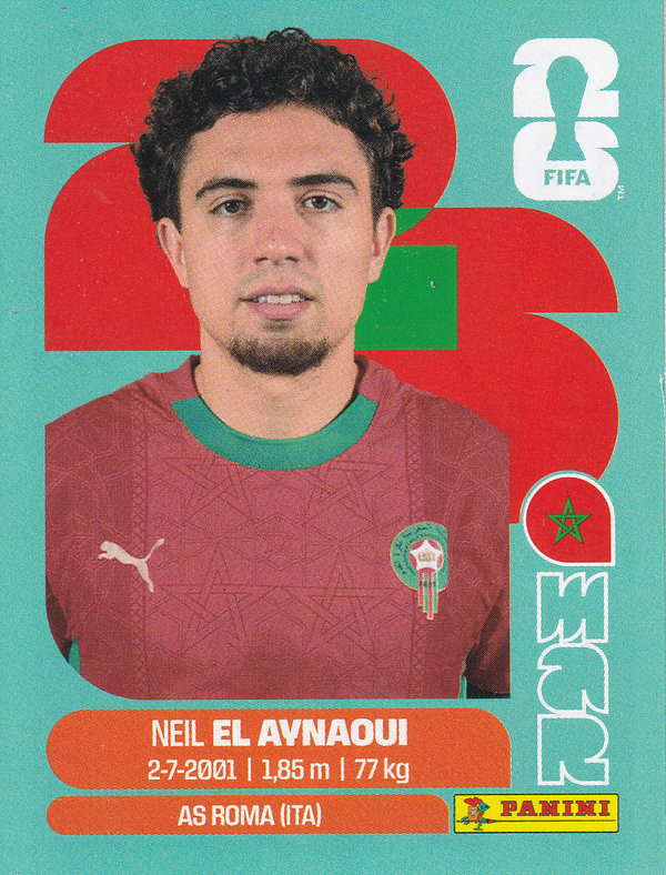 Neil El Aynaoui - Marokko - Panini WM 2026 - Update - MAR12a
