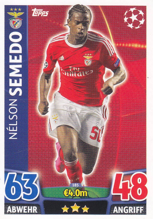 Nelson Semedo / Benfica Lissabon / Topps Champions League 2015 / Basis Karte / Nr.185