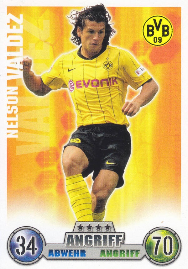 Nelson Valdez / Borussia Dortmund / Topps Match Attax 2008 / Basis Karte / Nr. 106