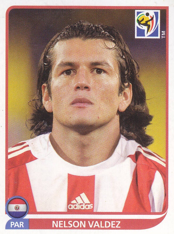 Nelson Valdez / Paraquay / Panini WM 2010 / Basis Bild / Nr.445