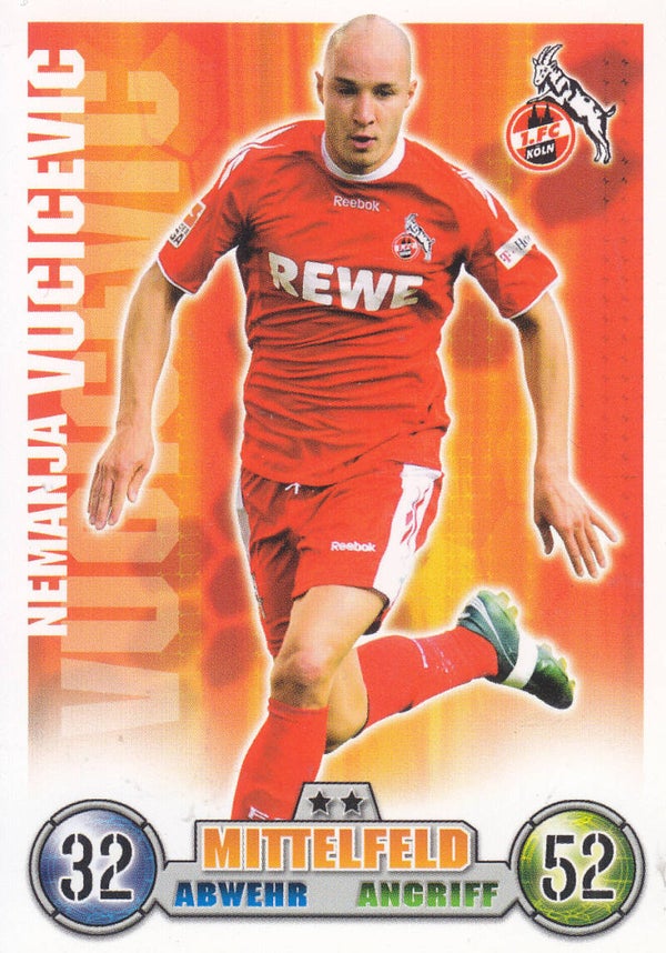 Nemanja Vucicevic / 1.FC Köln / Topps Match Attax 2008 / Basis Karte / Nr.209