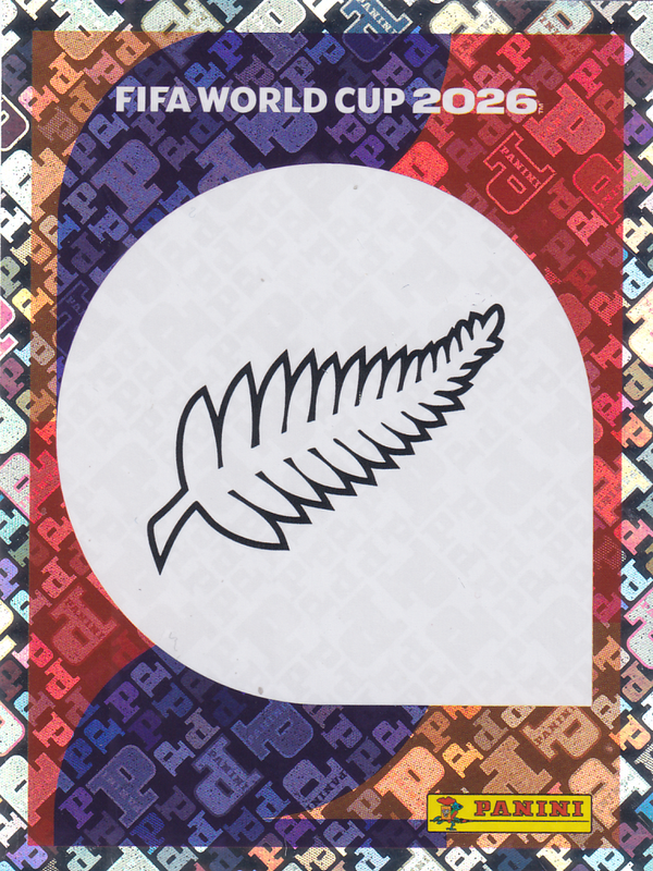 Neuseeland - Panini WM 2026 - Vereinslogo - Glitzer - NZL1