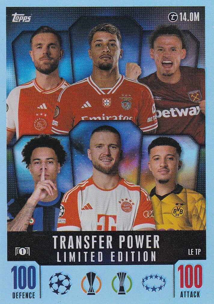 Transfer Power / Topps EM 2023 Extra / Limited Edition / Nr. LE TP