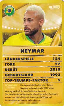 Neymar - Brasilien - Top Trumps Specials - Basis Karte