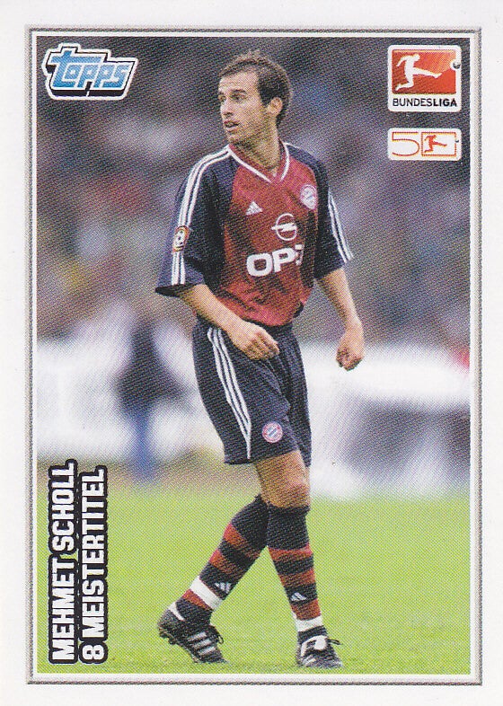 Mehmet Scholl / FC Bayern München / Topps Bundesliga 2013 / 8 Meistertitel / Nr.279