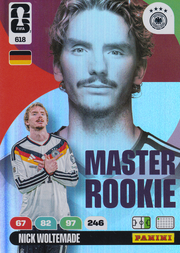 Nick Woltemade - Deutschland - Panini WM 2026 - Master Rookie - Nr. 618