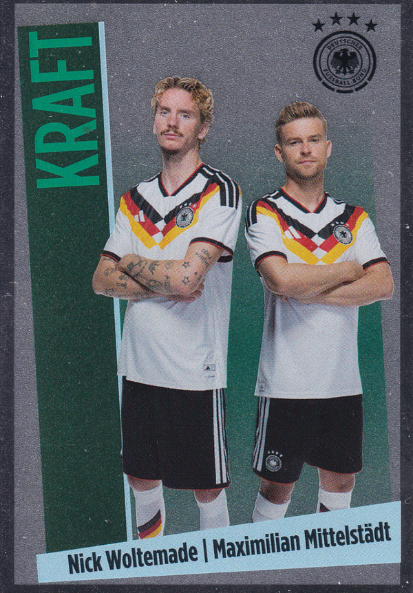 Nick Woltemade & Maximilian Mittelstädt - Deutschland - Panini Offizielle DFB Karten 2026 - Kraft Glitzer - Nr.7