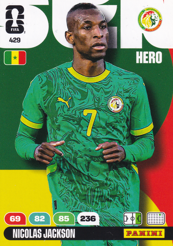 Nicolas Jackson - Senegal - Panini WM 2026 - Hero - Nr. 429