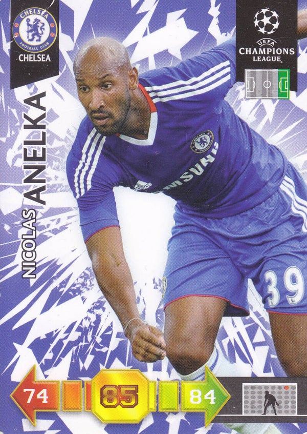 Nicolas Anelka - FC Chelsea - Panini Champions League 2010 - Basis Karte - Nr. 107