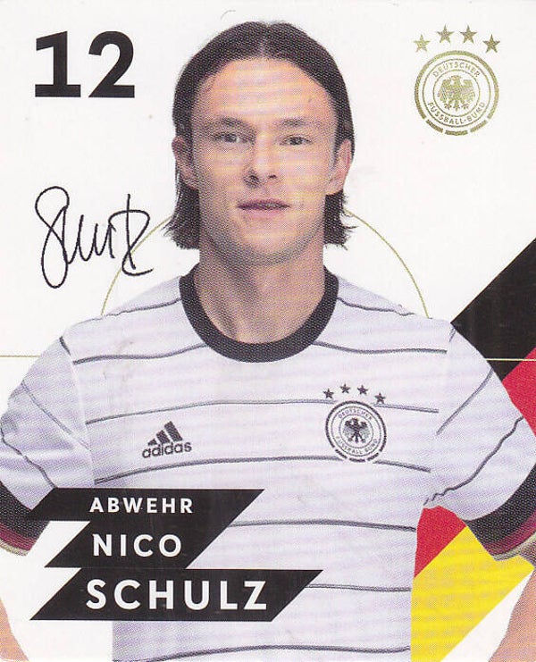 Nico Schulz / Deutschland / DFB Rewe Plastik Karte / Nr.12