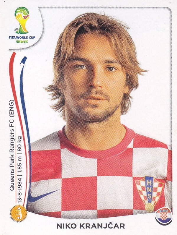 Nico Kranjcar / Kroatien / Panini WM 2014 / Basis Bild / Nr.61