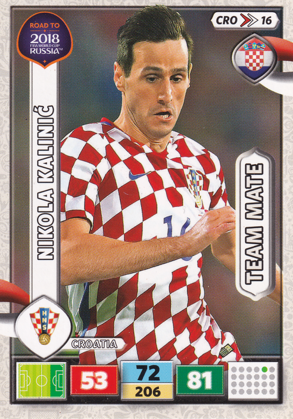 Nikola Kalinic - Kroatien - Panini Road to 2018 Russia - Team Mate - Nr. CRO16