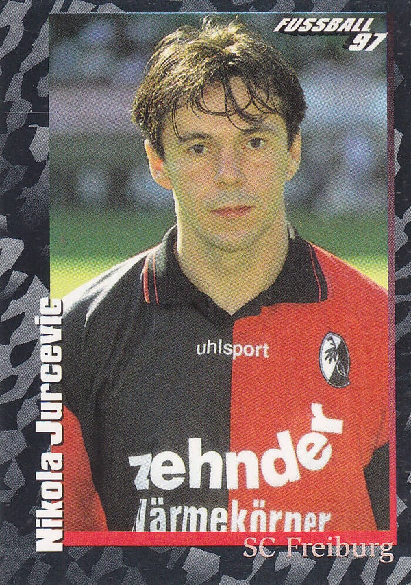 Nikola Jurcevic / SC Freiburg / Panini Bundesliga 1997 /Basis Bild / Nr. 288