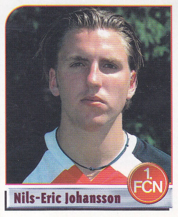 Nils-Eric Johansson / 1.FC Nürnberg / Panini Bundesliga 2002 / Basis Bild / Nr. 390