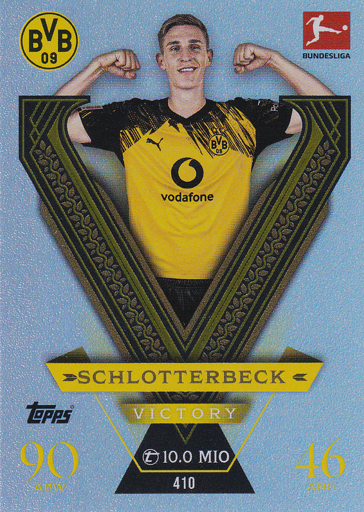 Nico Schlotterbeck - Borussia Dortmund - Topps Match Attax 2025 - Victory - Nr. 410