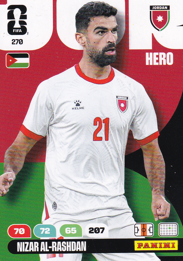 Nizar Al-Rashdan - Jordanien - Panini WM 2026 - Hero - Nr. 270