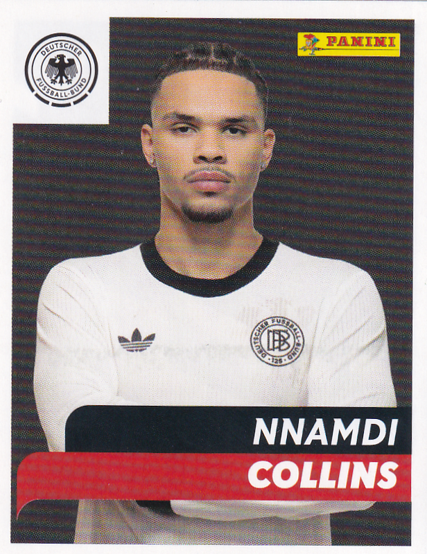 Nnamdi Collins - Deutschland - Panini 125 Jahre DFB Fußballgeschichte - Porträt - Nr. 106