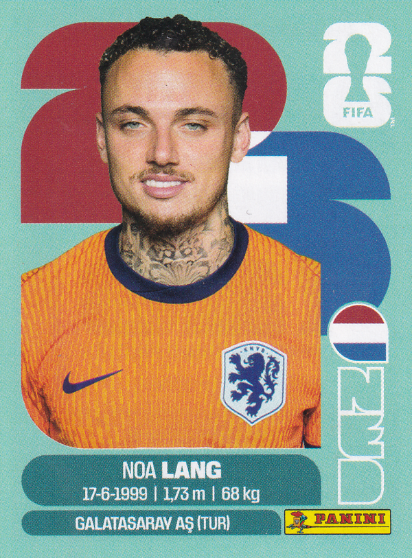 Noa Lang - Holland - Panini WM 2026 - Update - NED15a