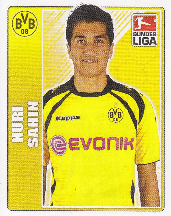 Nuri Sahin / Borussia Dortmund / Topps Bundesliga 2009 / Basis Bild / Nr.81